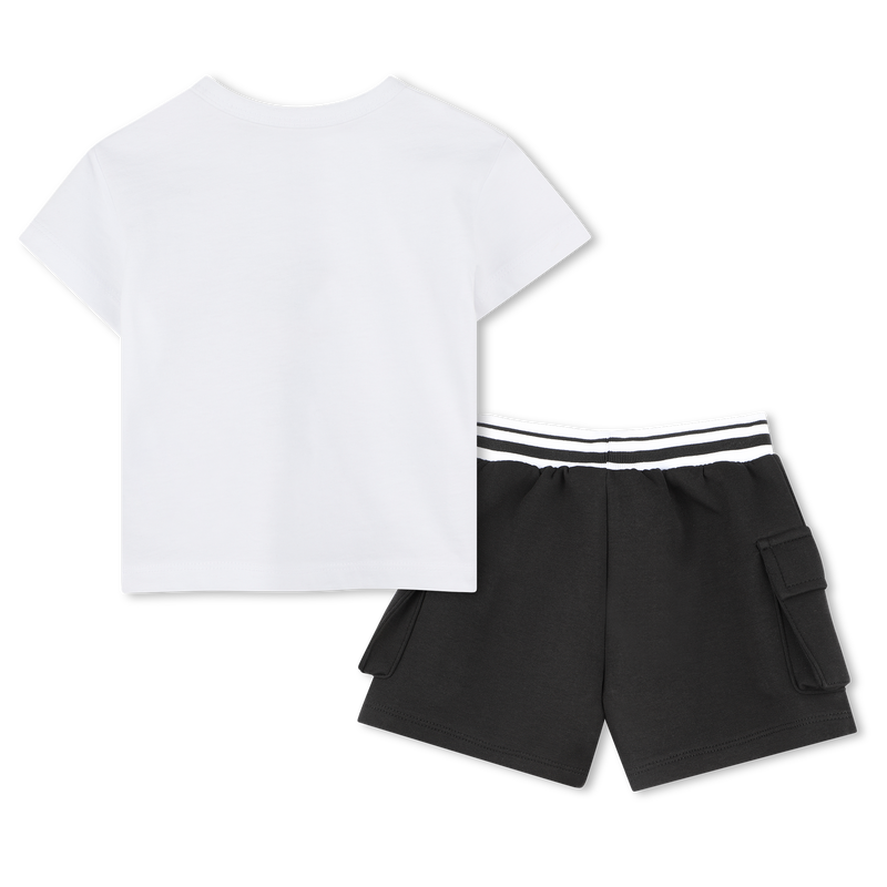 TEE SHIRT+SHORT KARL LAGERFELD KIDS 
                        RAGAZZO