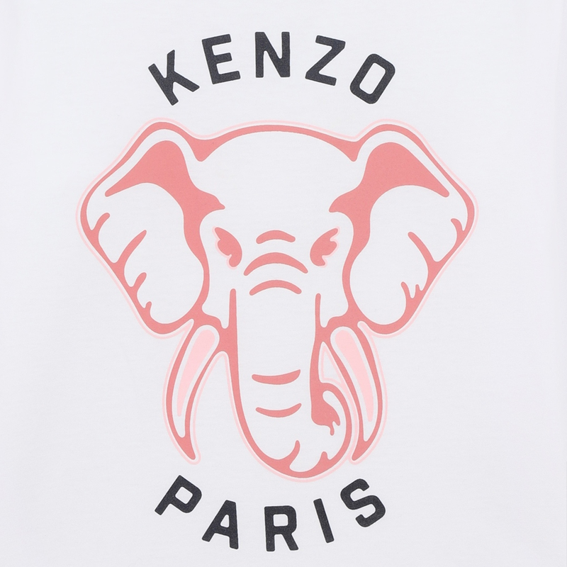 Long-Sleeved Cotton T-Shirt KENZO KIDS 
                        BAMBINA