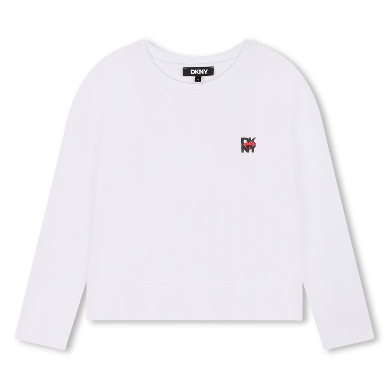 T-shirt a maniche lunghe DKNY 
                        BAMBINA