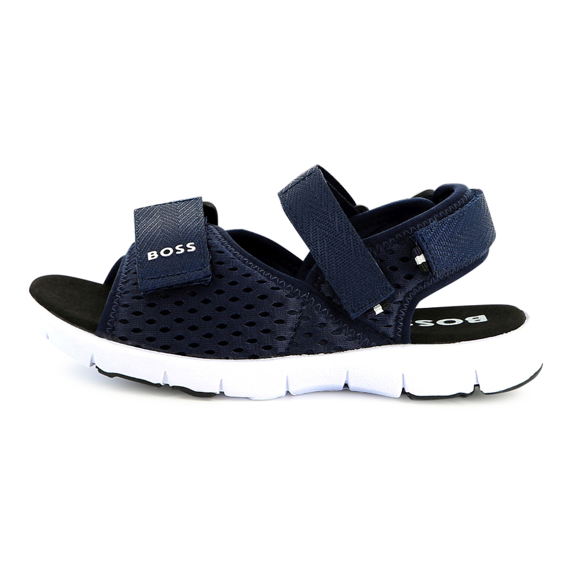 Sandali in tela a strappo BOSS 
                        RAGAZZO