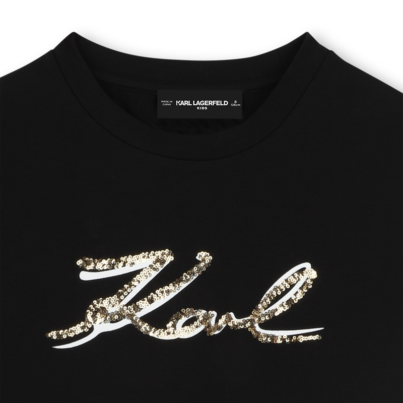 TEE SHIRT KARL LAGERFELD KIDS 
                        BAMBINA