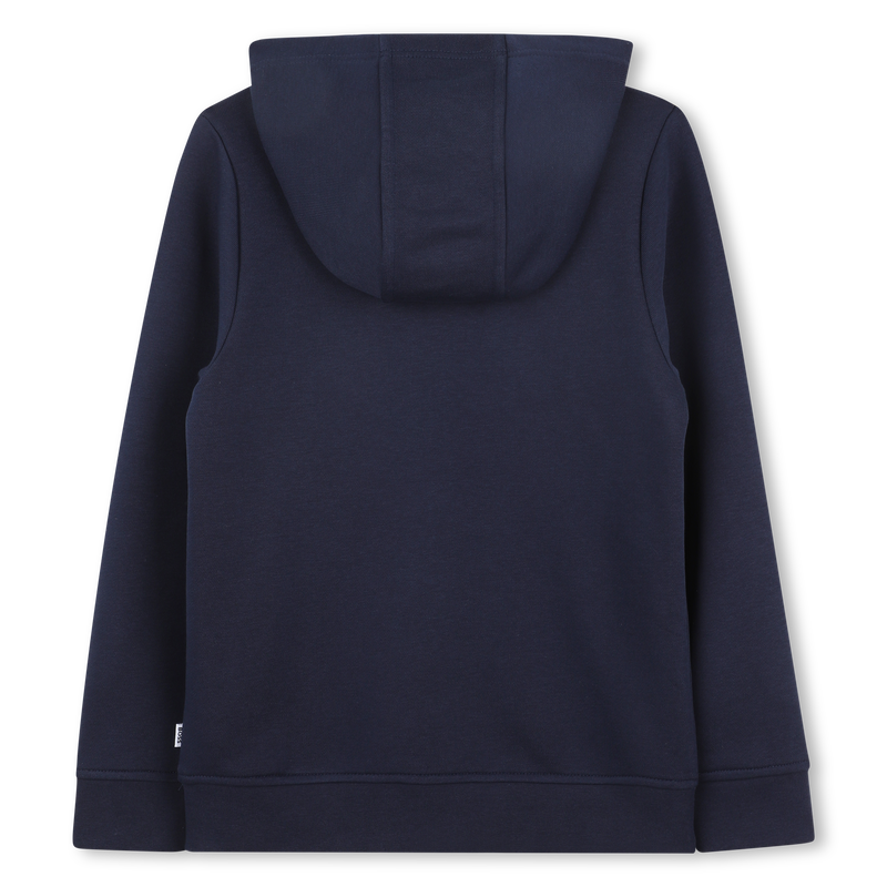 Felpa con cappuccio e zip BOSS 
                        RAGAZZO