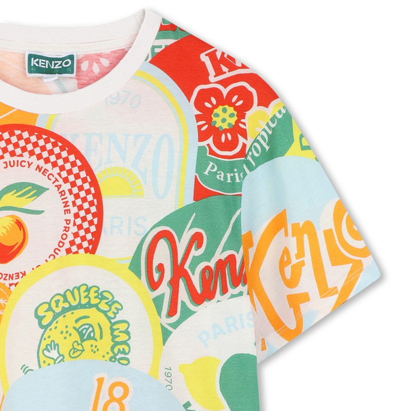 Vestito con stampa multicolore KENZO KIDS 
                        BAMBINA