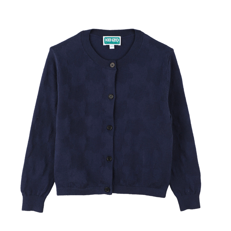 Cardigan tinta unita bottoni KENZO KIDS 
                        BAMBINA