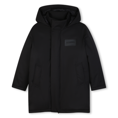 Parka con cappuccio KARL LAGERFELD KIDS RAGAZZO