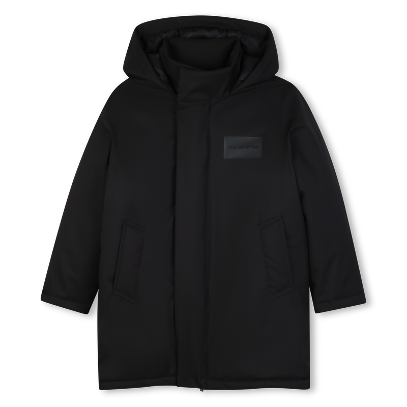 Parka con cappuccio KARL LAGERFELD KIDS 
                        RAGAZZO