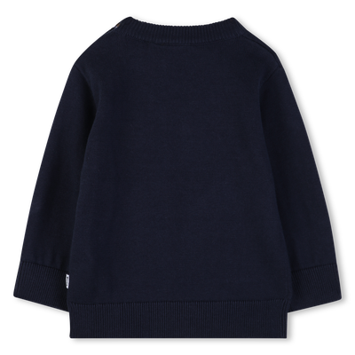 MAGLIONE LAVORATO A MAGLIA BOSS RAGAZZO