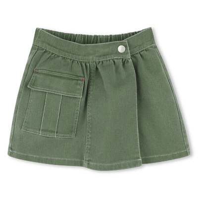 Gonna pantalone in cotone KENZO KIDS BAMBINA