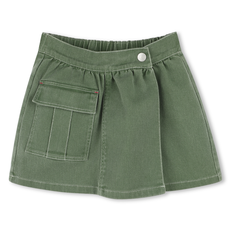 Gonna pantalone in cotone KENZO KIDS 
                        BAMBINA