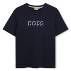 T-shirt a maniche corte, MARINE, hi-res