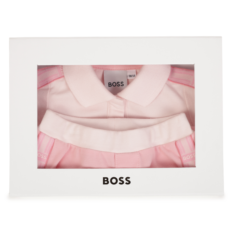 Completo polo e pantaloncini BOSS 
                        BAMBINA