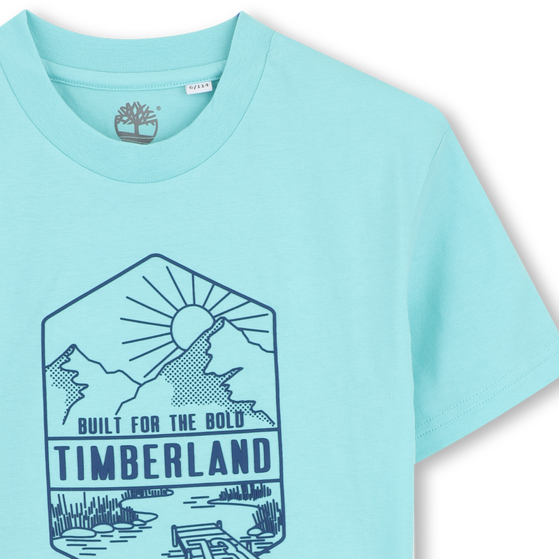 T-SHIRT A MANICHE CORTE TIMBERLAND 
                        RAGAZZO