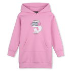 Abito con cappuccio KARL LAGERFELD KIDS 
                    BAMBINA