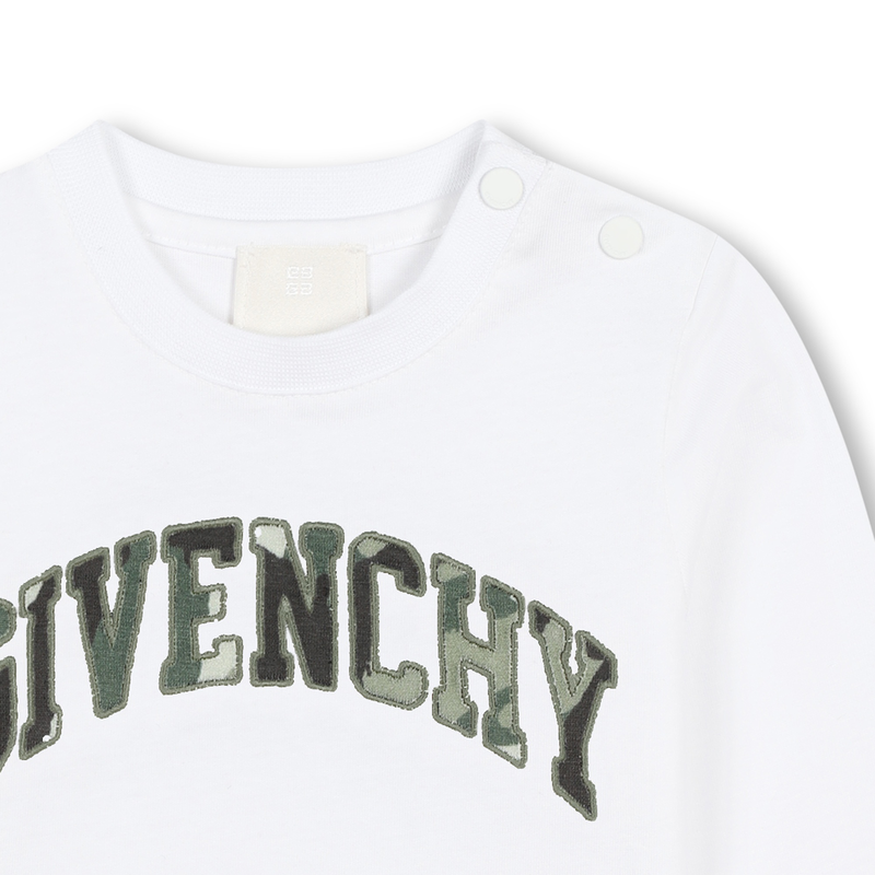 Long-Sleeved Cotton T-Shirt GIVENCHY 
                        RAGAZZO