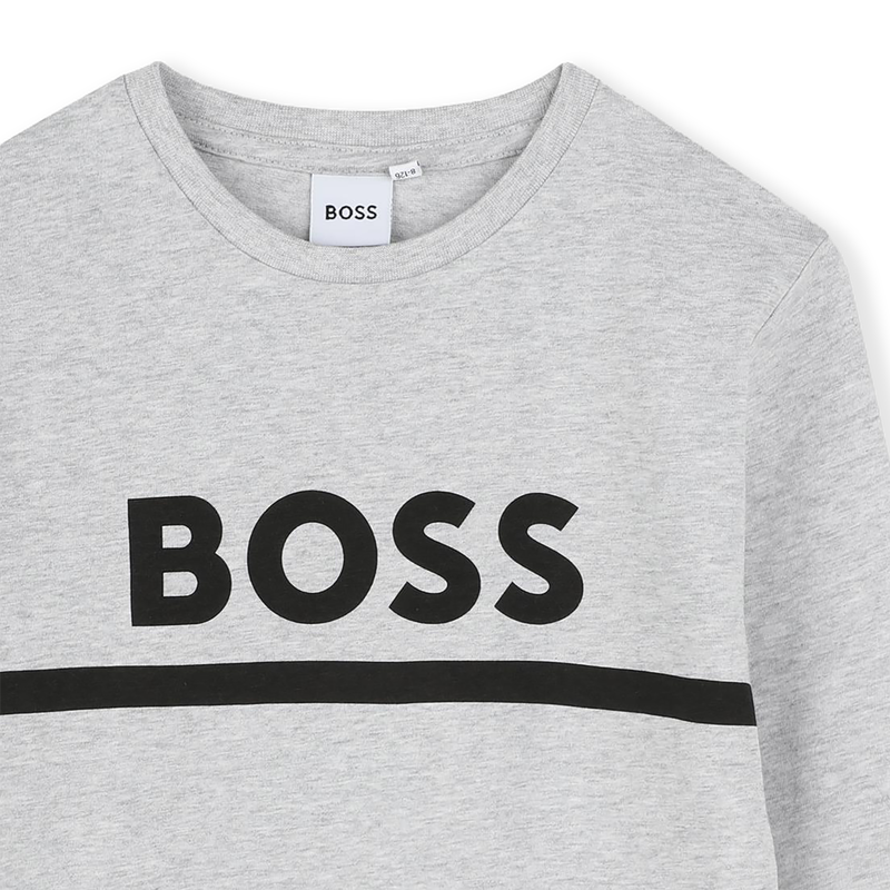 T-SHIRT A MANICHE LUNGHE BOSS 
                        RAGAZZO