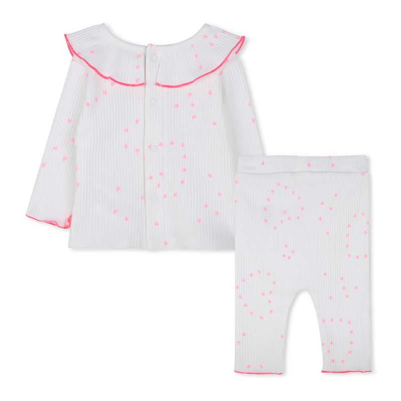 T-shirt con volant e legging BILLIEBLUSH 
                        BAMBINA
