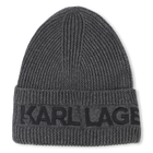 Set cappello lavorato a maglia + scaldacollo KARL LAGERFELD KIDS 
                    RAGAZZO