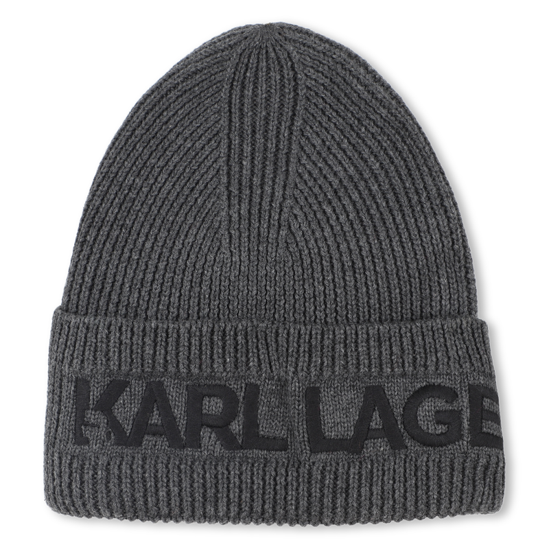 Set cappello lavorato a maglia + scaldacollo KARL LAGERFELD KIDS 
                        RAGAZZO