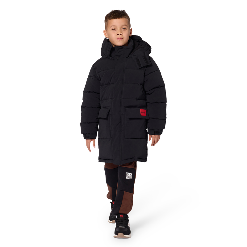 Piumino lungo HUGO 
                        RAGAZZO