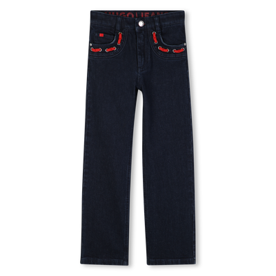 Pantaloni in denim HUGO BAMBINA
