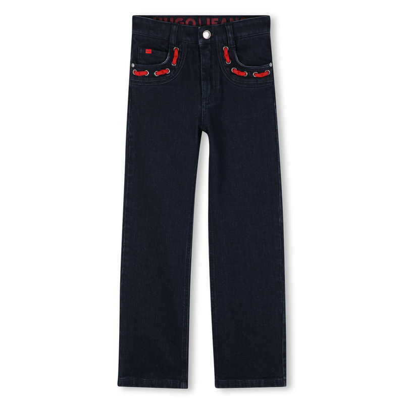 Pantaloni in denim HUGO 
                        BAMBINA