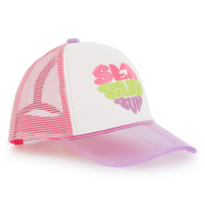 CAPPELLINO CON VISIERA TRASPARENTE BILLIEBLUSH BAMBINA
