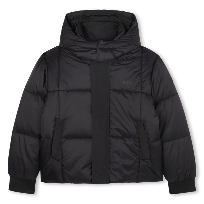 Piumino con collo alto BOSS 
                        RAGAZZO