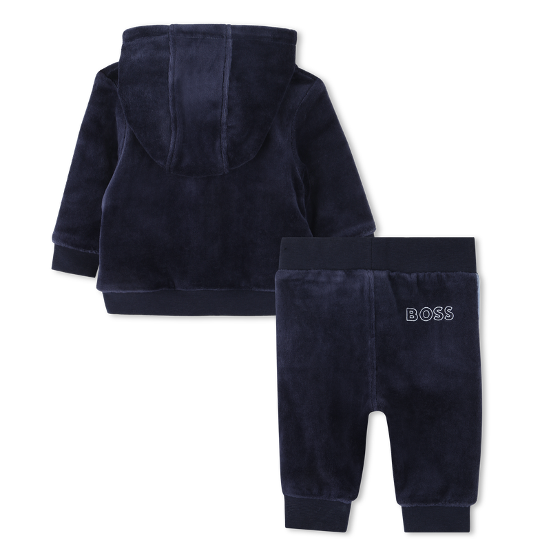 Set 2 pezzi in velluto BOSS 
                        RAGAZZO