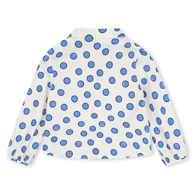 Cotton Polka-Dot Shirt KENZO KIDS BAMBINA