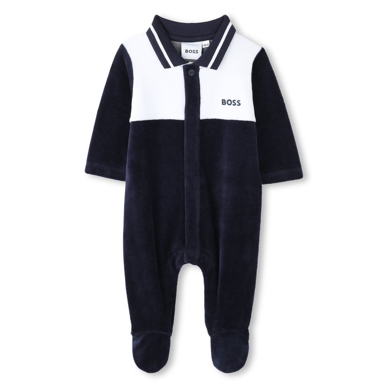 Tuta in velluto BOSS 
                        RAGAZZO