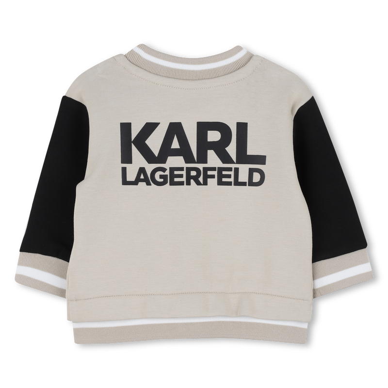 Set cardigan e pantaloni in doppia jersey KARL LAGERFELD KIDS 
                        RAGAZZO