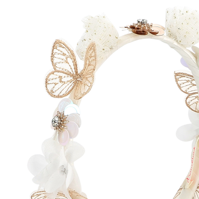 Cerchietto fiori e farfalle BILLIEBLUSH BAMBINA