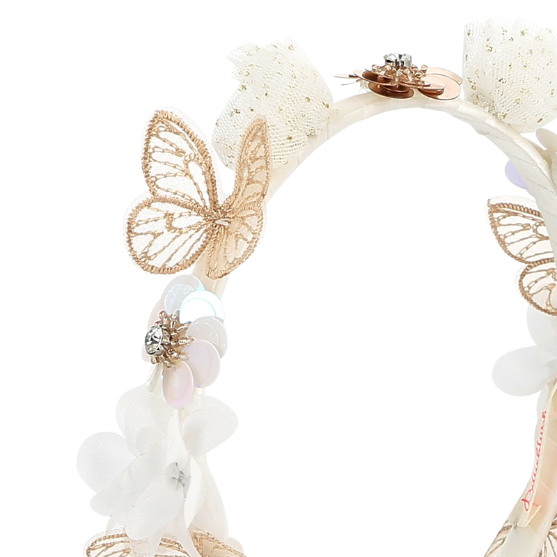 Cerchietto fiori e farfalle BILLIEBLUSH 
                        BAMBINA