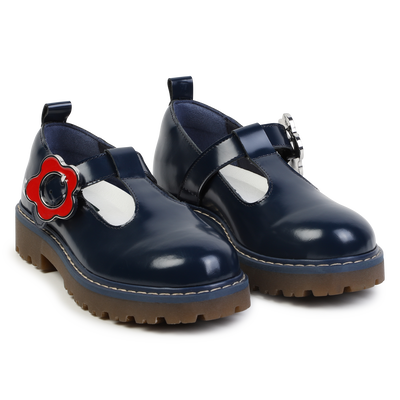 Ballerine in pelle con fibbia KENZO KIDS BAMBINA