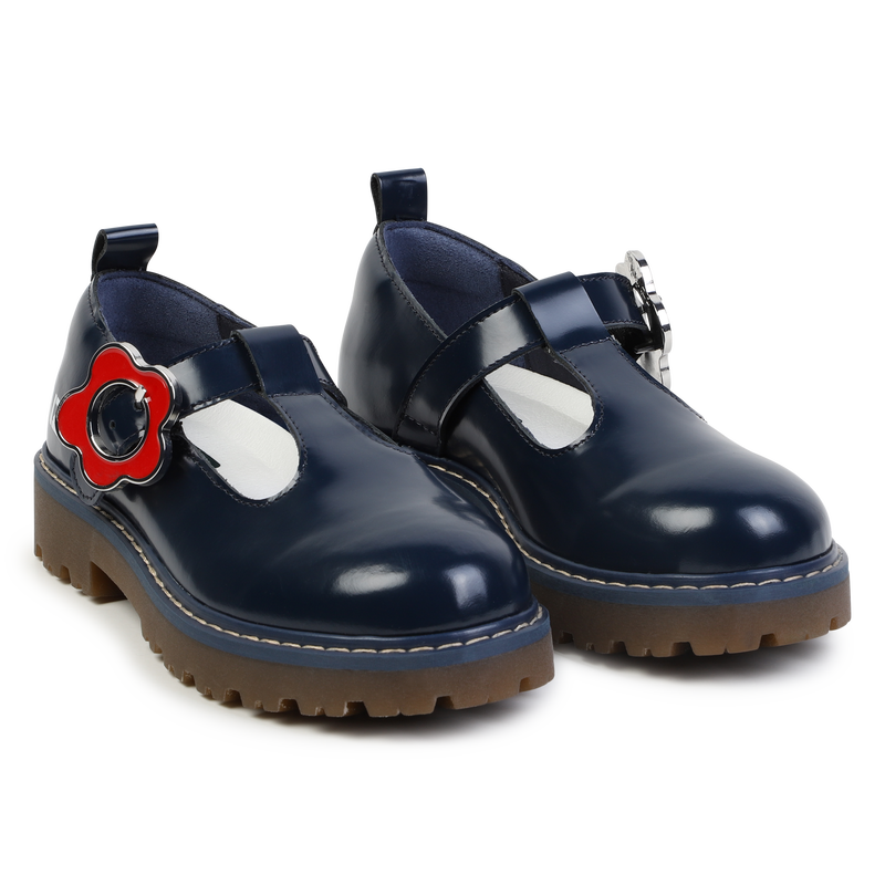 Ballerine in pelle con fibbia KENZO KIDS 
                        BAMBINA