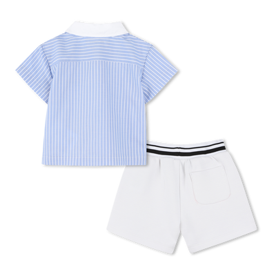 SET CAMICIA + PANTALONCINI KARL LAGERFELD KIDS RAGAZZO