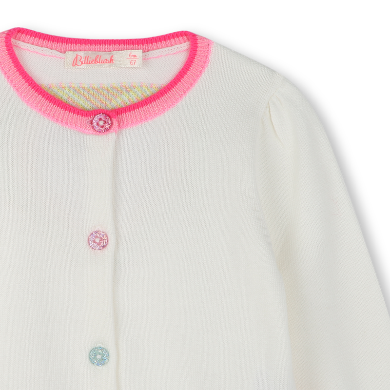 Cardigan con bottoni in cotone BILLIEBLUSH 
                        BAMBINA