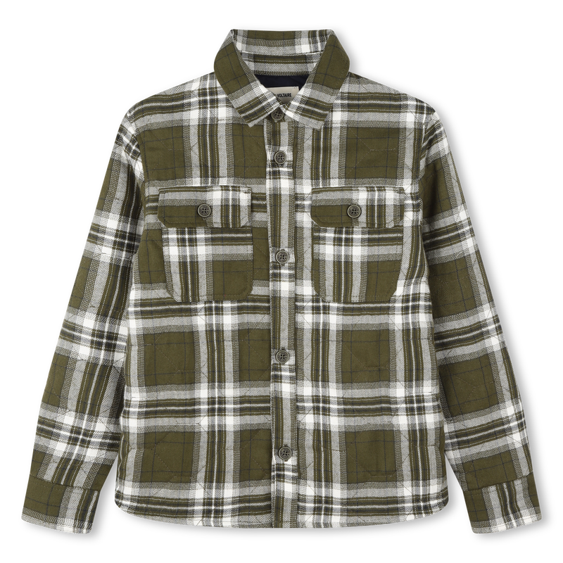 Camicia trapuntata in cotone ZADIG & VOLTAIRE 
                        RAGAZZO