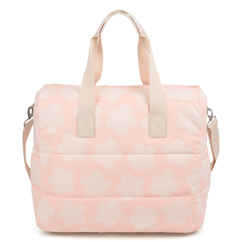 Borsa per pannolini trapuntata in popeline stampat KENZO KIDS 
                        UNISEX