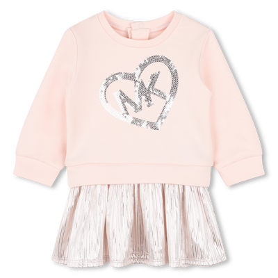 Vestito bimateriale MICHAEL KORS BAMBINA