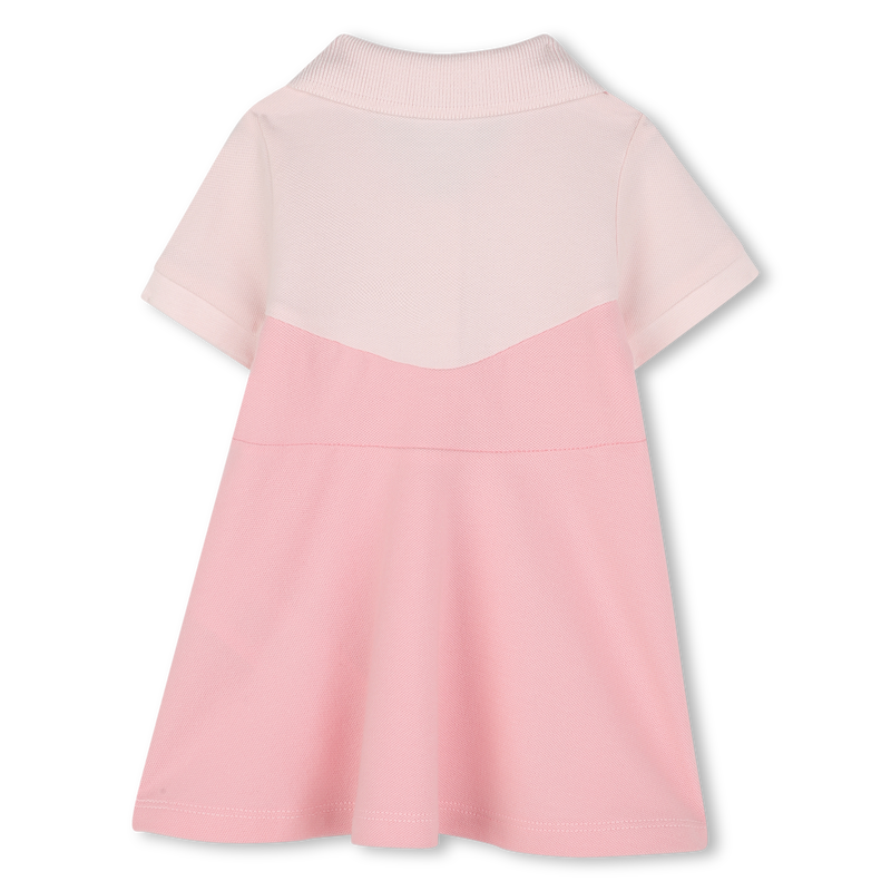 Abito polo con inserti BOSS 
                        BAMBINA