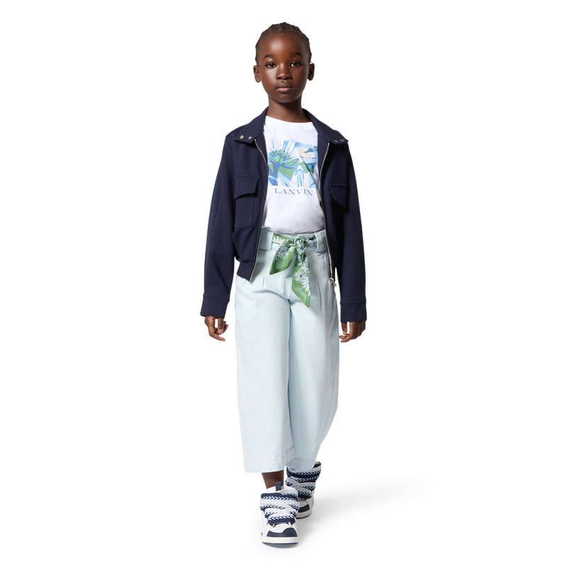 PANTALONI A GAMBA LARGA LANVIN 
                        BAMBINA