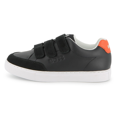 SNEAKERS CON STRISCE A STRAPPO BOSS RAGAZZO