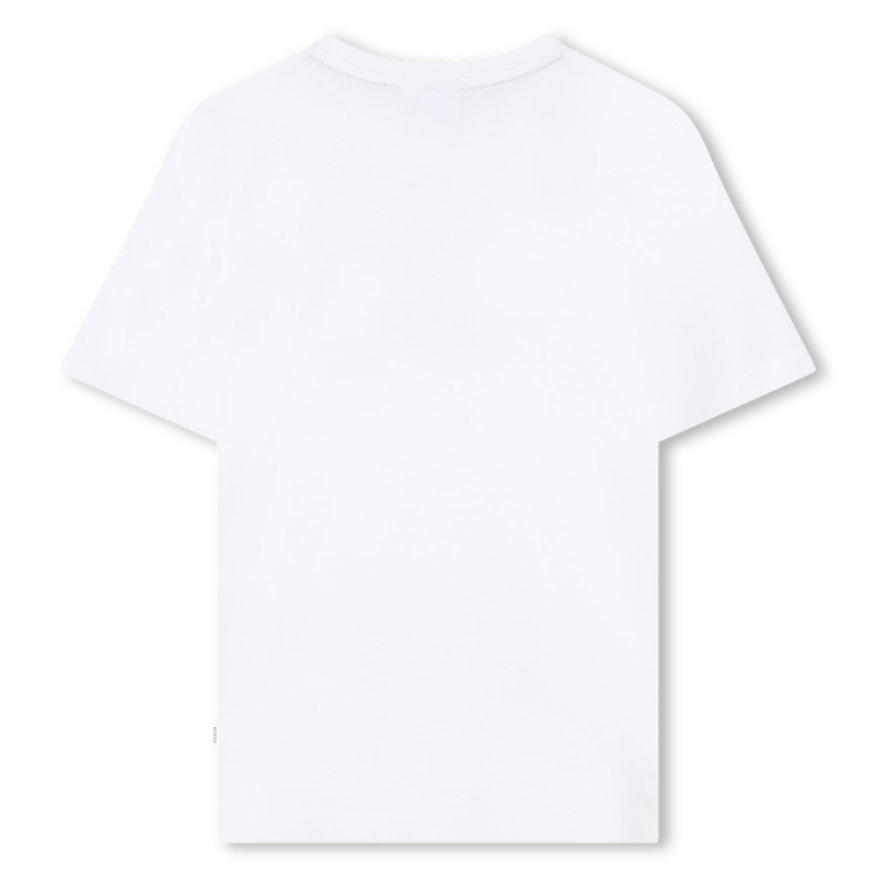 T-SHIRT A MANICHE CORTE BOSS 
                        RAGAZZO