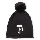 Berretto lavorato a maglia KARL LAGERFELD KIDS 
                    BAMBINA