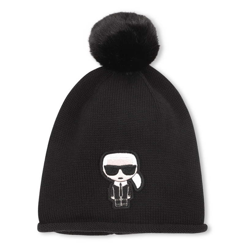 Berretto lavorato a maglia KARL LAGERFELD KIDS 
                        BAMBINA