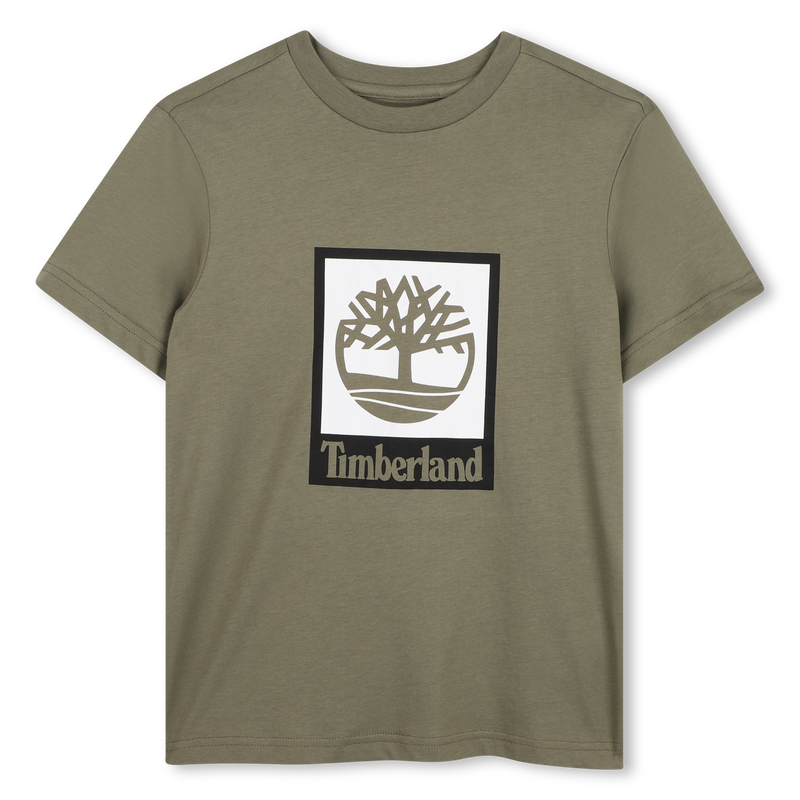 T-SHIRT A MANICHE CORTE TIMBERLAND 
                        RAGAZZO