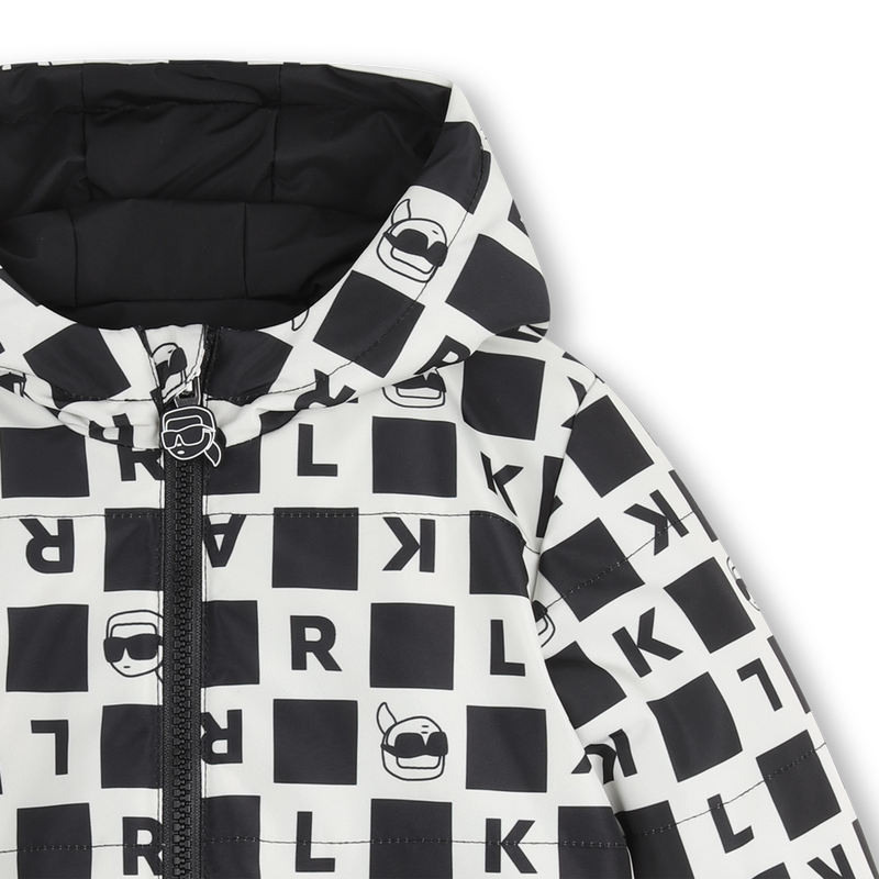 Giubbotto imbottito reversibile KARL LAGERFELD KIDS 
                        RAGAZZO