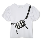 T-shirt con maniche fantasia MARC JACOBS 
                    BAMBINA