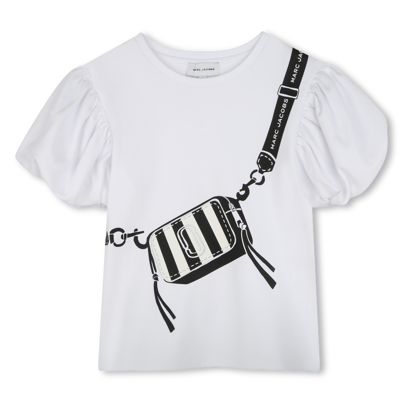 T-shirt con maniche fantasia MARC JACOBS 
                        BAMBINA